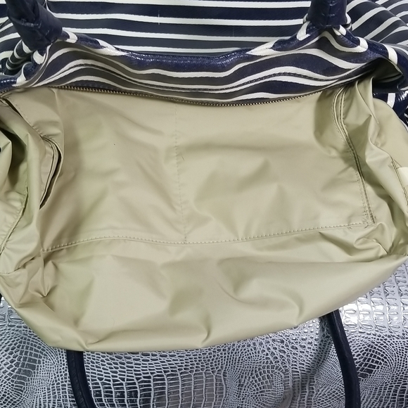KATE SPADE WATSON LANE STEVIE DIAPER BAG NAVY/ WHI - Picture 6 of 10